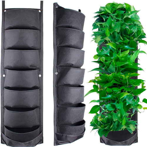 Vertical Hanging Garden Planter with 7 Pockets