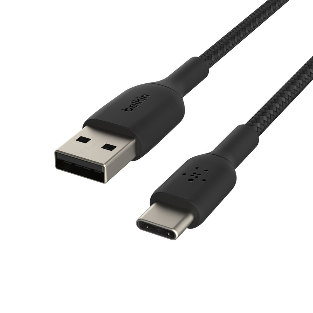 Belkin BoostCharge 3M USBA to USBC Braided Cable Black — Off The Back