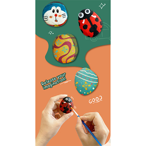 Rock Painting Kit - 35 Piece Set