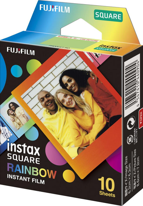 Fujifilm Instax Square Film Rainbow 10pk