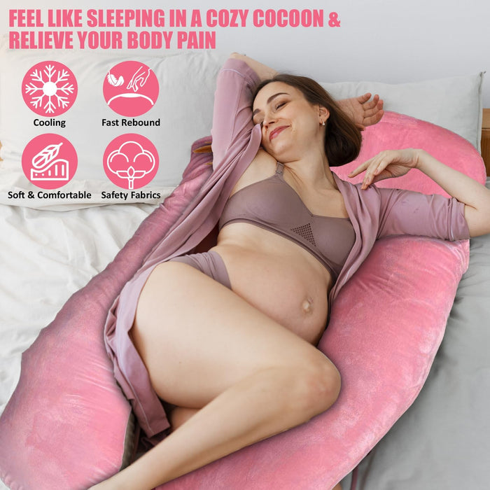 Pregnancy Body Pillow For Belly Support