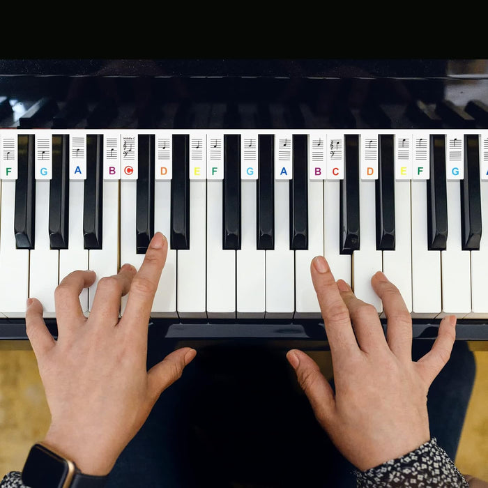 Removable Piano Keyboard Note Labels — Off The Back