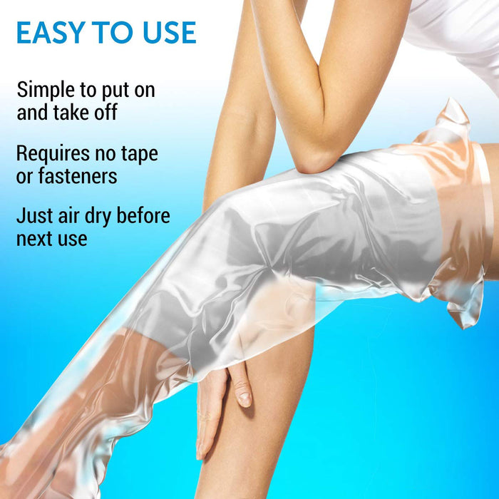 Waterproof Leg Cast Shower Cover 2 Pack