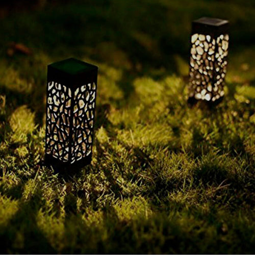 Solar Powered Garden Lawn Lights - Set Of 6