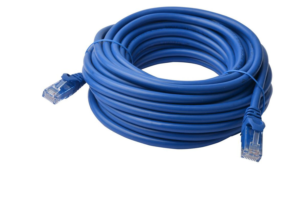 8ware Ethernet Cable Snagless 15m Blue