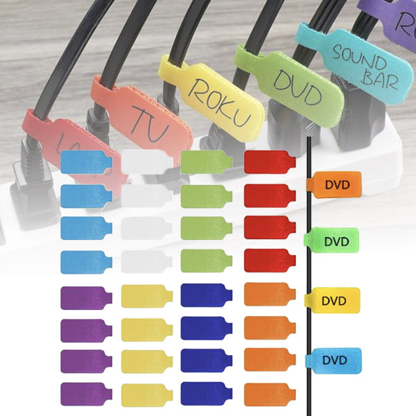 Write-On Cable Label - 50 Piece Set