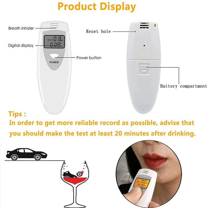 Breathalyzer Alcohol Tester