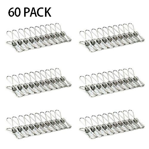 Stainless Steel Pegs 60 Pack