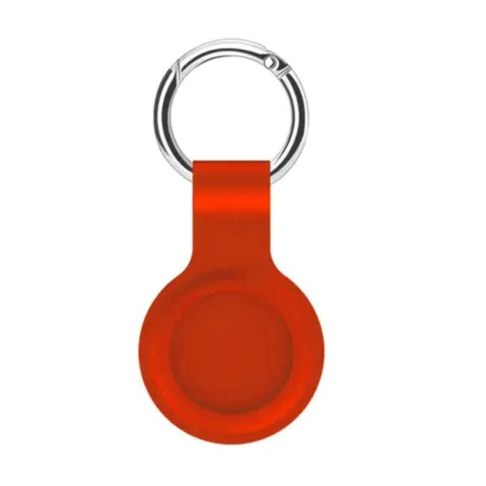 Apple Air Tags Silicone Case Keychain - Red